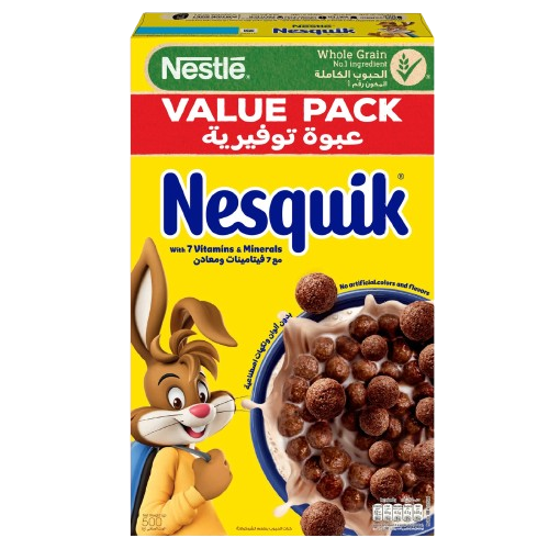 نستلة نسكويك عبوة توفيرية مع فيتامينات ومعادن 500 جم